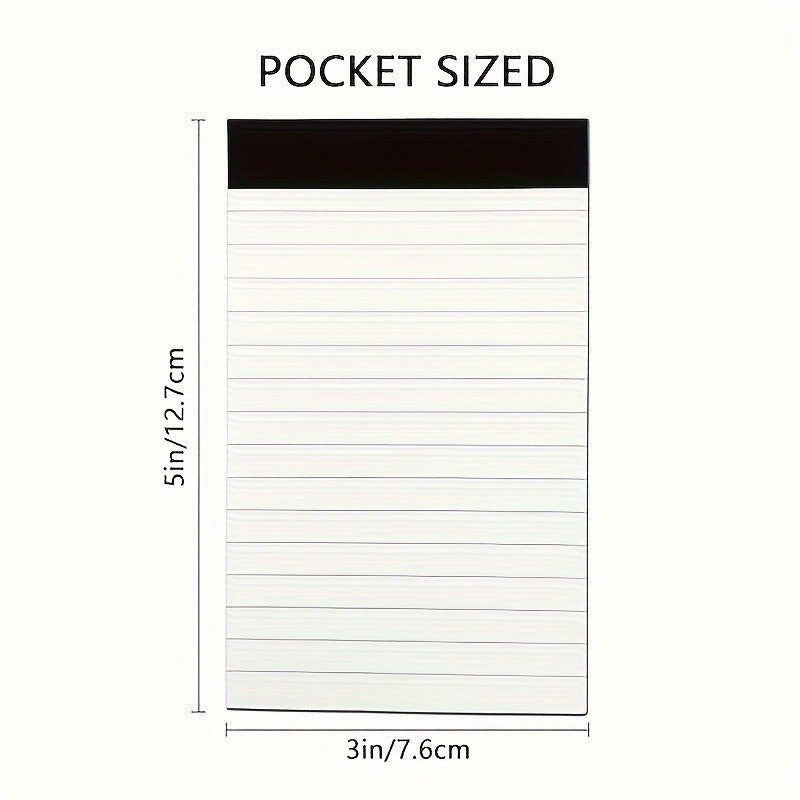 5pcs All-purpose Note Pads, Lined Notes Memo Pads, Writing Pads, 3 X 5 Inch Lined Writing Note Pads, 32 Sheets Each, Perfect for School, Office, School Supplies, Back to School, Libretas, Notebooks for School, Aesthetic School Supplies