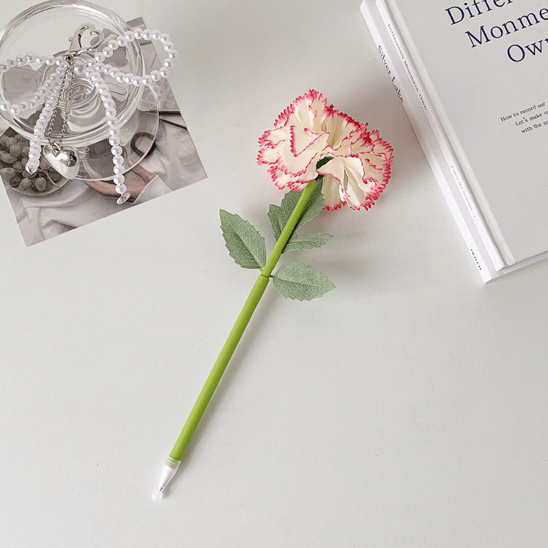Creative Simulation Carnation Bouquet Ballpoint Pen - Mother's Day, Teacher's Day, Birthday Gift