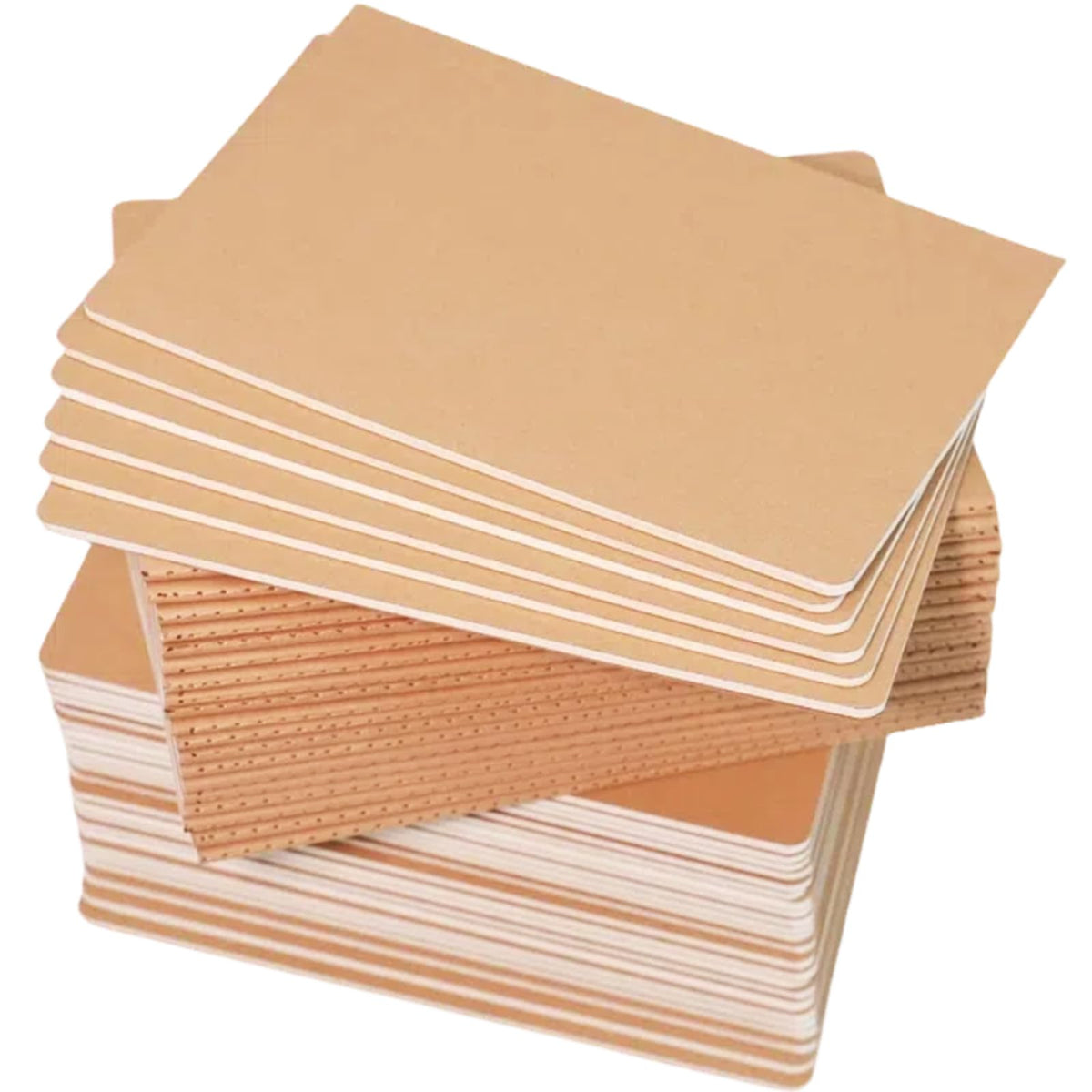 24 Pack A5 Kraft Notebook Journals for Writing 8.3x5.5 Inches Size College Ruled Subject Notebooks 60 Pages with Lined Paper Students and Office Notebook