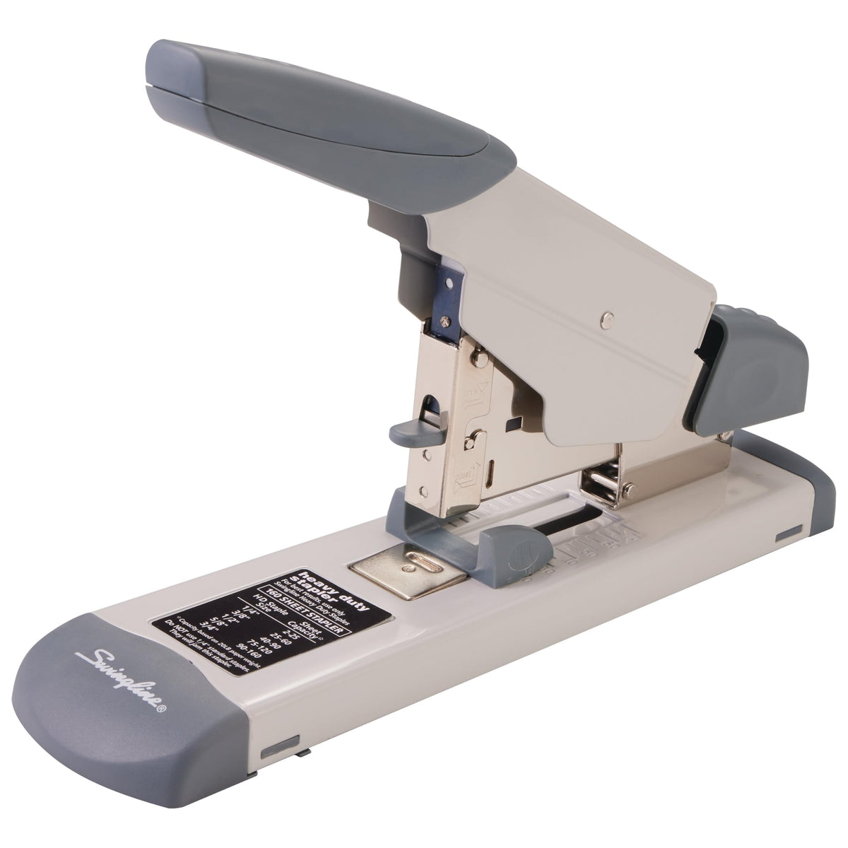 Swingline Heavy Duty Stapler, 160 Sheet Capacity, Jam Free, Metal, Black and Gray (39005)