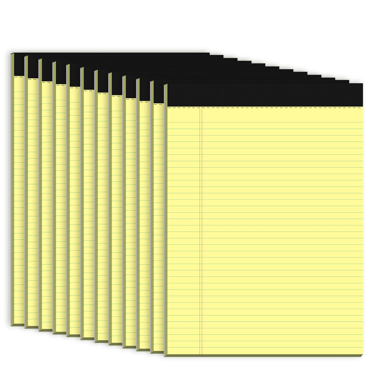 Legal Pads 8.5 x 11 Notepad, 2 Pack White Note Pads 8.5'' x 11'' for Work