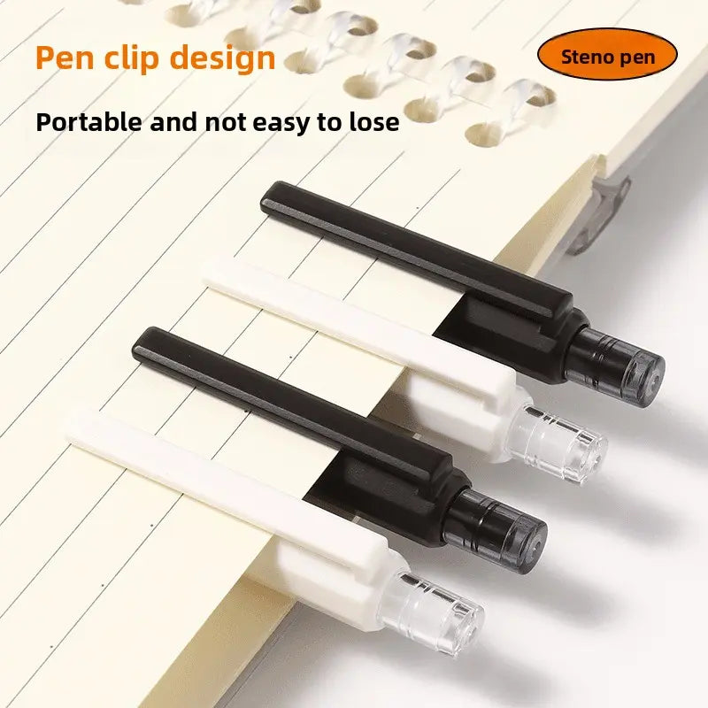 YuXiaoyuer 7808 Click Gel Pen 0.5mm ST Tip Quick Note Black Ink School Office Writing Pen