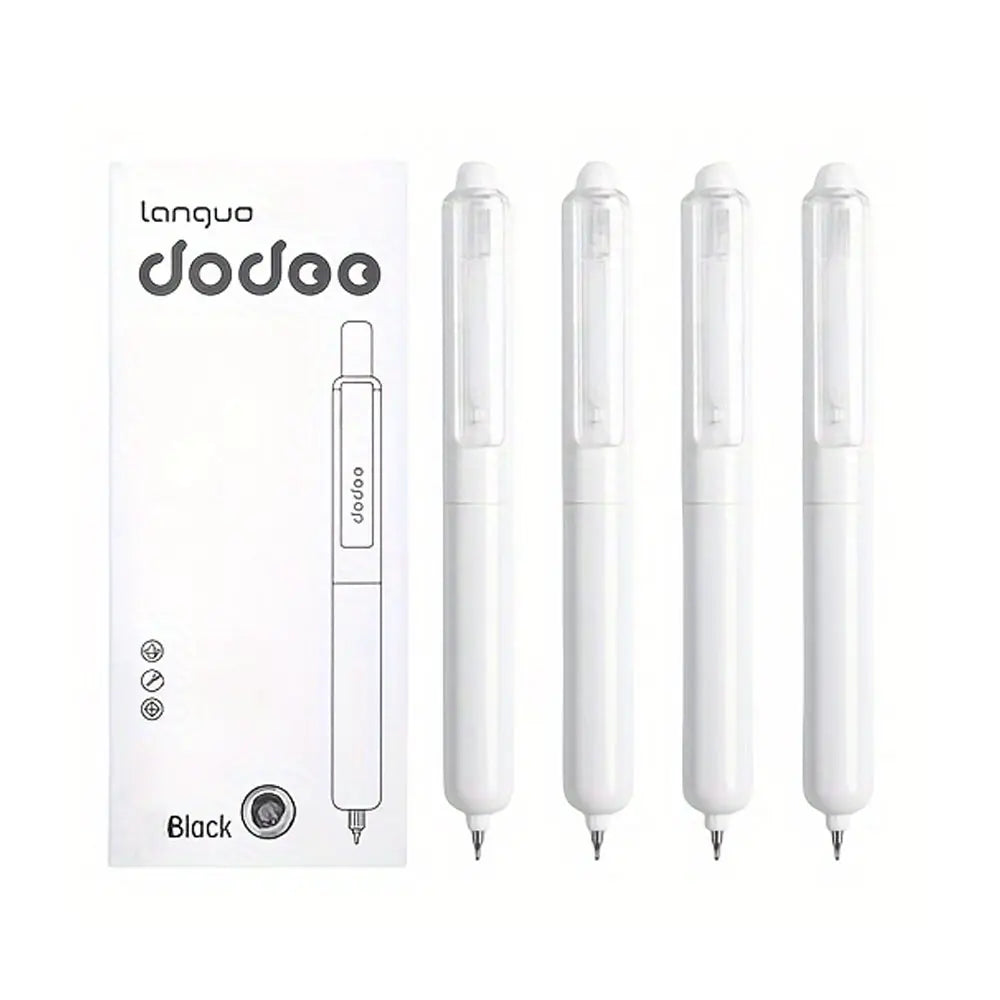 4 Pcs Portable Retractable Gel Pens, Cool Pens, Drop-Resistant Quick-Drying, Business Signature Pens for Students & Office Workers, Aesthetic Candy Color Series