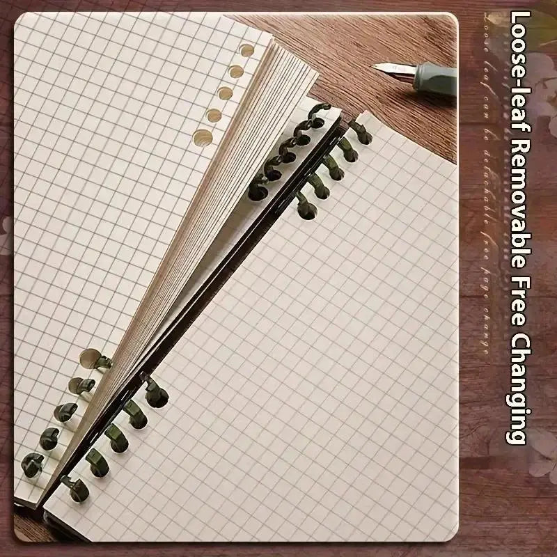 60 Sheets Diary Notebook, Math Notebook, Planner Notebook, Journals for Writing, Notebook for Work, Flip-Page Memo Pad, Notepad, Grid Stationery, B5 Sketch Writing Board, Office Learning Supplies, School Supplies