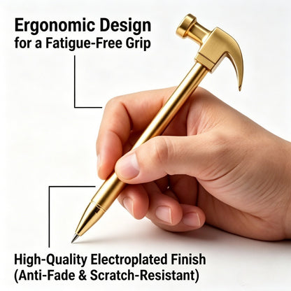 [Hiiot]Hammer Screwdriver Shaped Neutral Pen; School, Office, Smooth Writing; Holiday Gifts; Gift Selection; Party Exchange; Commemorative Collection; Atmosphere Decoration; Festive Crowds; Party Attendees; Gifting Crowds; Atmosphere Enthusiasts; Co