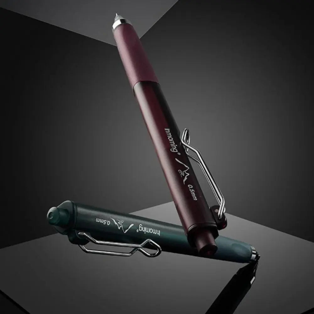New Black High-Capacity Neutral Pens (3-Pack) - Dark Business Plain Design, Low Center of Gravity, Triangular Grip Posture Correction, ST Nib Tip, Smooth ST Ink Line Quick-Dry Ink, Office Stationery Supplies for Study & Office Writing, Refills Included
