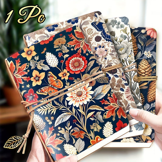 1pc, A5, 80Pages, Butterfly Sketchbook, Lanyard Diary, Hand Drawn Notebook, Blank Marker Handbook for Drawing, Easy to Carry Travel, Drawing Anywhere, Anytime. Suitable for Color Pencils, Charcoal Pencils, Markers, Prize, Perfect Gift