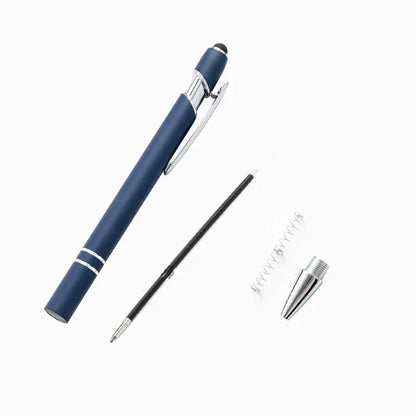 Metal Body Click Gel Pen Aluminum Rod Touch Screen Writing Multi - purpose Advertising Gift Pen Gel Ink Pens