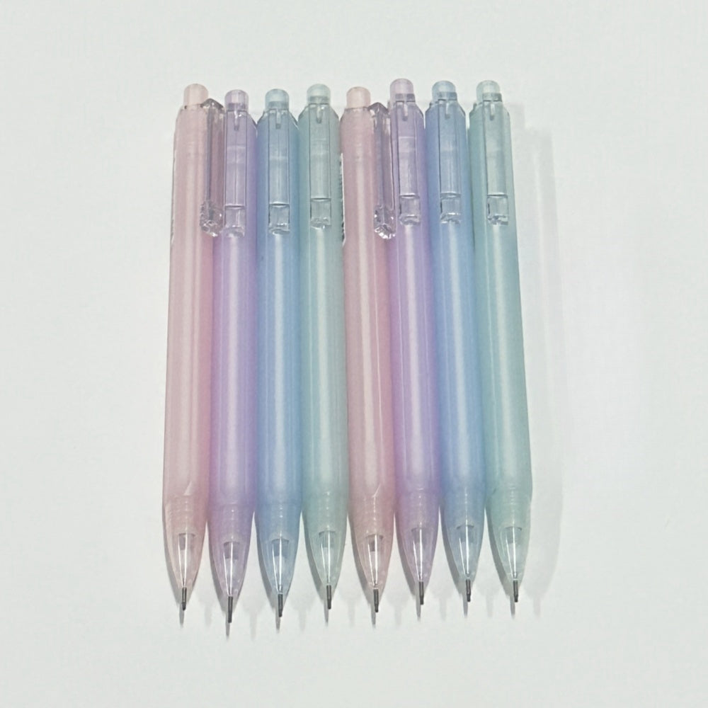 4pcs Ergonomic Mechanical Pencils 0.5mm/0.7mm - Ideal for Art & Writing, School and Office Supplies with Desk Holder