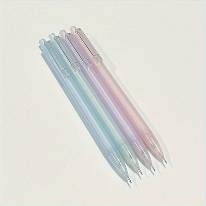 4pcs Ergonomic Mechanical Pencils 0.5mm/0.7mm - Ideal for Art & Writing, School and Office Supplies with Desk Holder