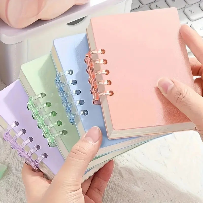 Portable A7 Spiral Notebook, Pocket Size, Spiral Bound Notepad, Ideal for Office, School, Travel, Holiday Gifts, Student Essentials (halloween, Thanksgiving, Christmas), Spiral Coil Notebook, Portable Diary
