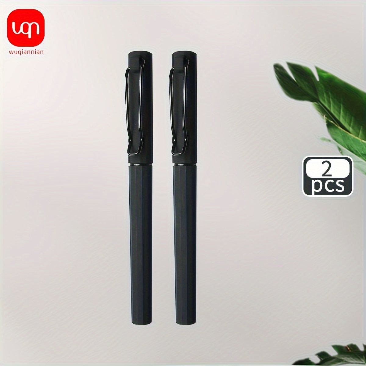 [Gel Pen 0.7mm] WQN) 2/5pcs Gel Pen Minimalist Black Neutral Pens, 0.7mm Nib, New, Business Style, Exam Use, Practice Pen, Writing Pen, Comfortable Grip, Easy To Write, Writing, Smooth And Dry Writing