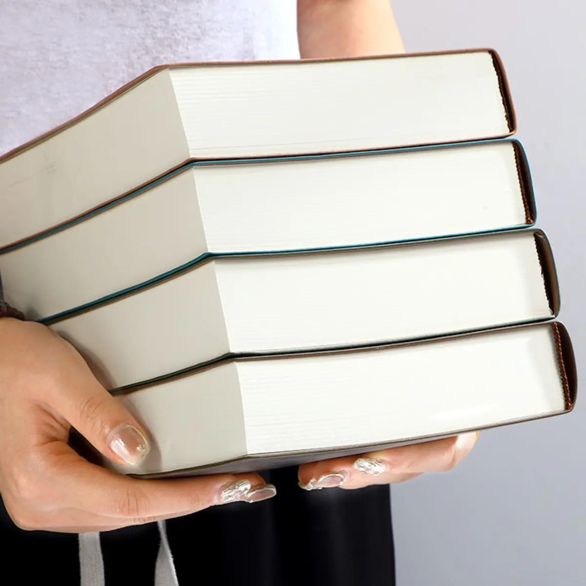 Minimalist 760 Page Blank Notebook - A5 Size, Suitable For Sketching And Doodling, Made Of Artificial Leather, Soft Cover, Ideal For College Students And Adults, Christmas Gifts