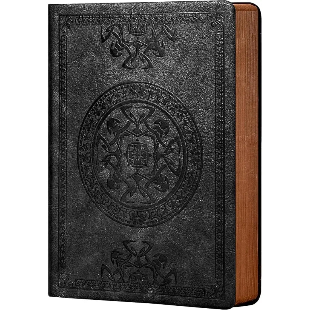 CAGIE soft leather journal A5 Lined college ruled notebooks 4-PACK sketchbook composition back to school shopping 2026 college essentials bible study Prayer Journal Grimoire stuff Gift junk journal scrapbooks,sohochic