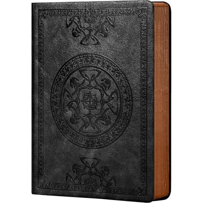 CAGIE soft leather journal A5 Lined college ruled notebooks 4-PACK sketchbook composition back to school shopping 2026 college essentials bible study Prayer Journal Grimoire stuff Gift junk journal scrapbooks,sohochic