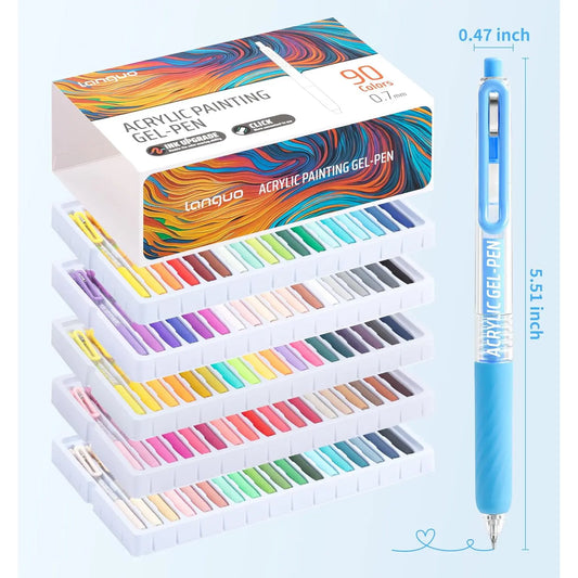 Gel Pens For Coloring, Retractable Colored Pens for Black Paper & White Paper, 0.7mm Fine Point Colorful Pens for Coloring, Writing, Drawing, Journaling, Note Taking, School, Office, Home,back to school,back to school haul