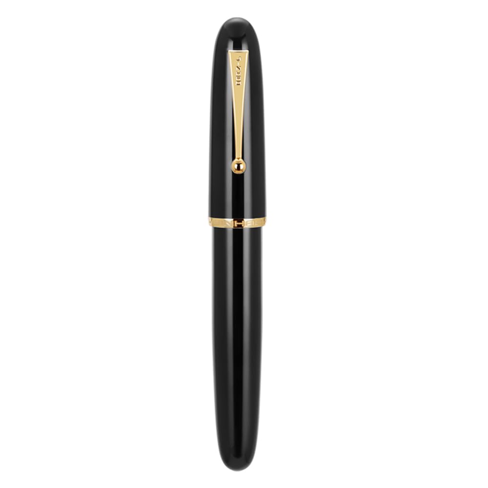 Jinhao 9019 Fountain Pen Dadao Series Ivory White #8 Heartbeat Fine Nib Large Converter Smooth Writing Instrument