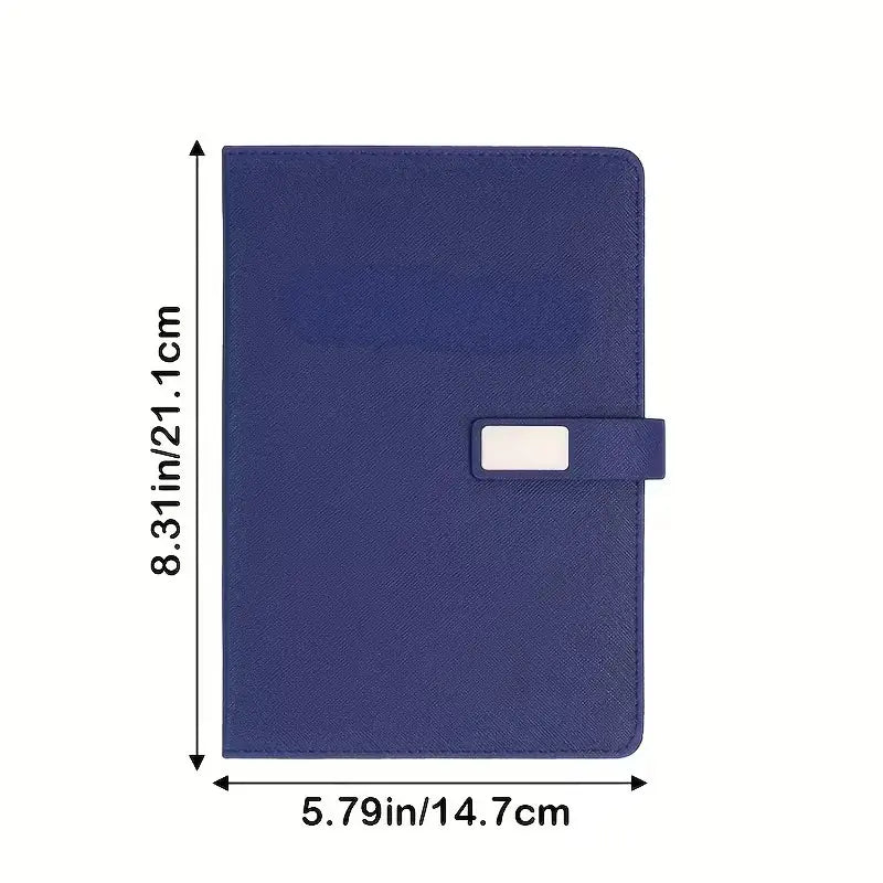 3-piece A5 notebook set (notebook+ballpoint pen+replacement core) 200 pages teachers and classroom use writing smooth and durable cover design | Father's Day gift