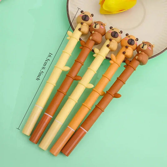 10 Cute Animal Shaped Aesthetic Gel Pens - Fine Writing Instruments Set School Stationery