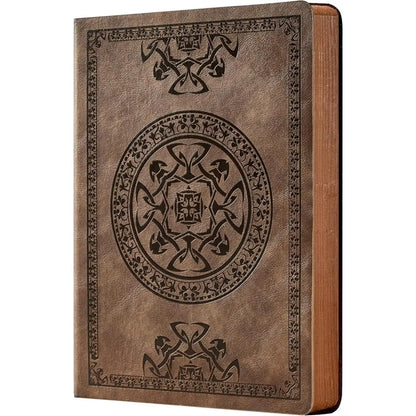 CAGIE soft leather journal A5 Lined college ruled notebooks 4-PACK sketchbook composition back to school shopping 2026 college essentials bible study Prayer Journal Grimoire stuff Gift junk journal scrapbooks,sohochic