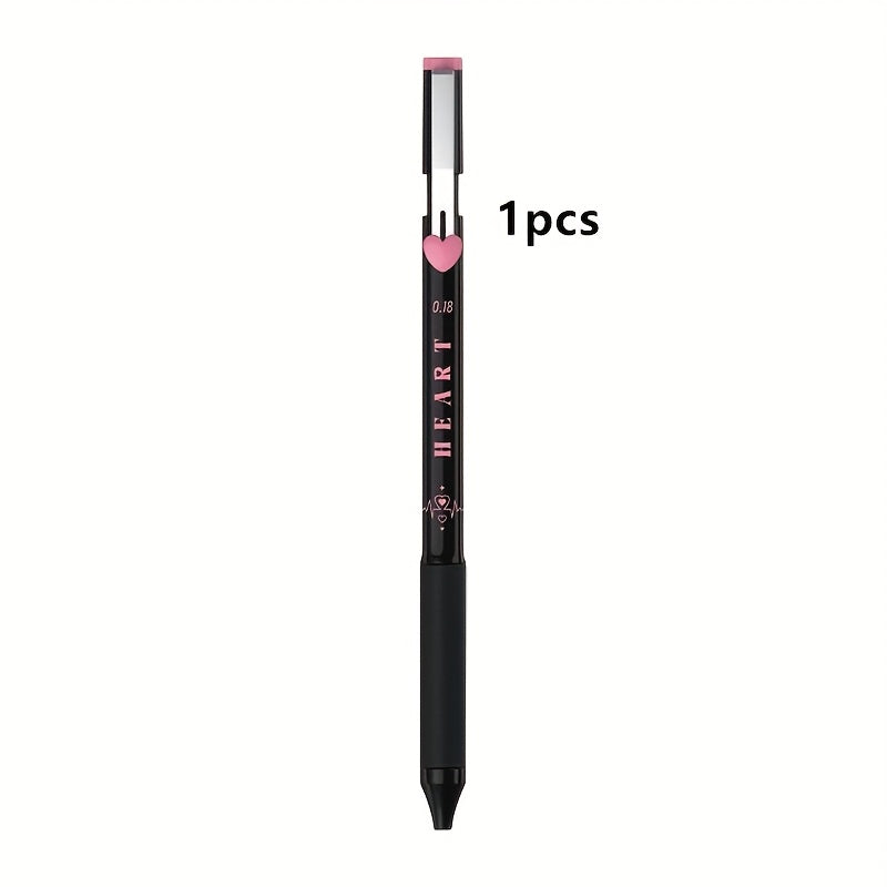Stylish Minimalist Click Gel Pen - Ultra Fine Tips 0.18/0.28/0.38mm Ballpoint Pens for Smooth Writing Suitable for Journaling, School, Office, and Home Use