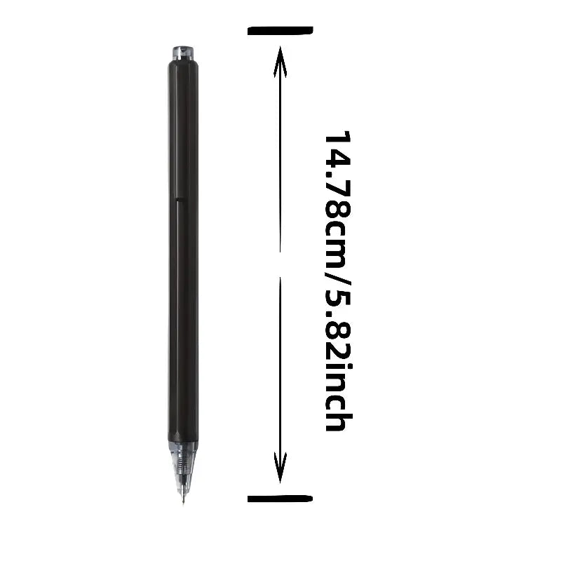 YuXiaoyuer 7808 Click Gel Pen 0.5mm ST Tip Quick Note Black Ink School Office Writing Pen