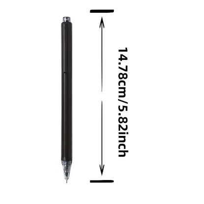 YuXiaoyuer 7808 Click Gel Pen 0.5mm ST Tip Quick Note Black Ink School Office Writing Pen