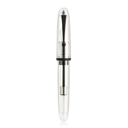 Jinhao 9019 Fountain Pen Dadao Series Ivory White #8 Heartbeat Fine Nib Large Converter Smooth Writing Instrument