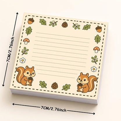 Daily Aesthetic Bee Pattern Memo Pad - Versatile Lined Notebook for Students, Journaling & Reminders