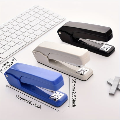 Deli Durable Swivel Stapler - Manual Office Paper Binding Tool Use 24/6 Staples