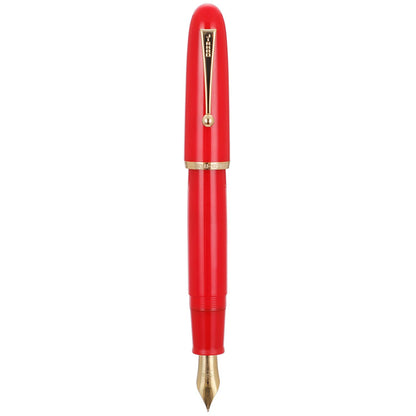 Jinhao 9019 Fountain Pen Dadao Series Ivory White #8 Heartbeat Fine Nib Large Converter Smooth Writing Instrument