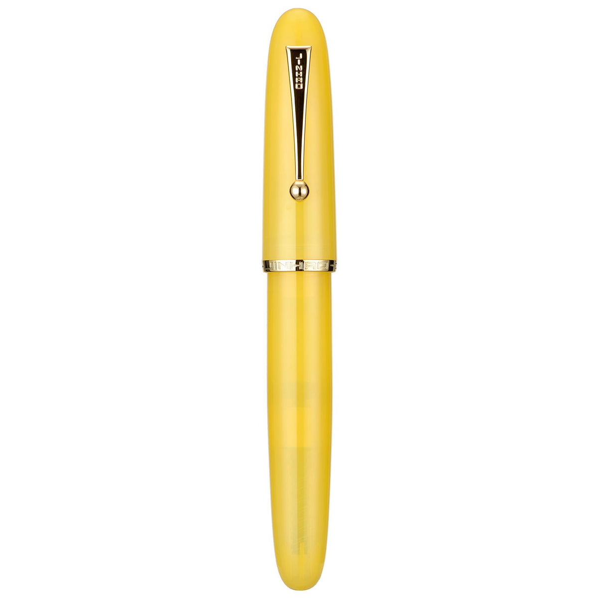 Jinhao 9019 Fountain Pen Dadao Series Ivory White #8 Heartbeat Fine Nib Large Converter Smooth Writing Instrument