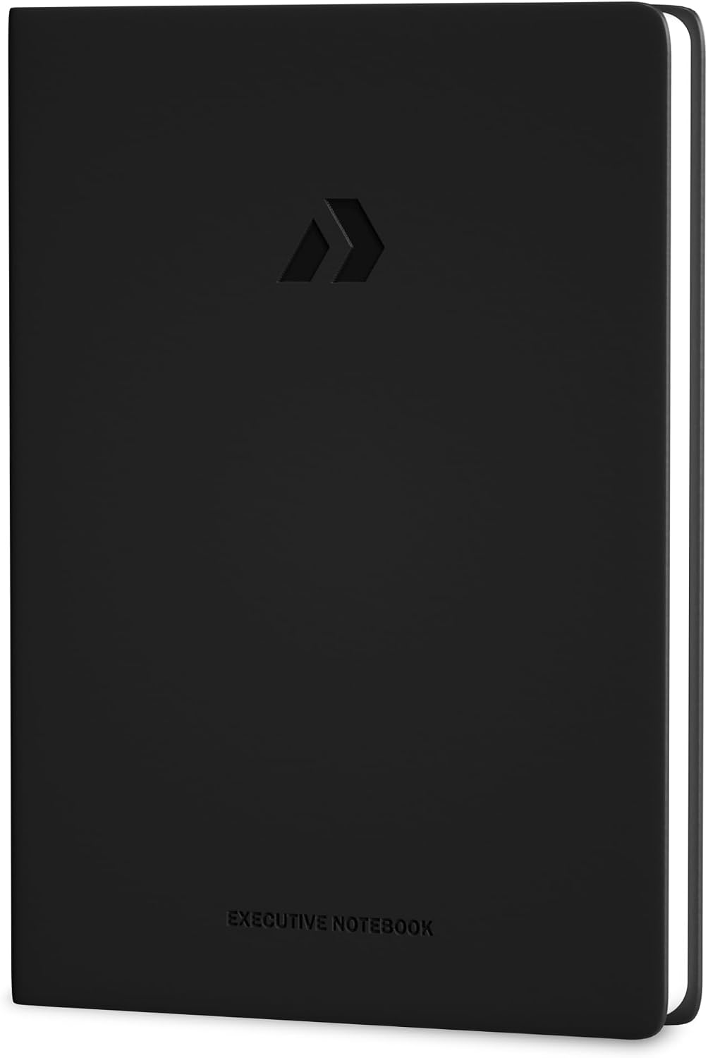 Nextnoid Lined Notebook Journal for Men - 120 GSM Thick Paper - 160 Pages - A5 Hardcover Notebook for Work - Ideal for Writing, Journaling, and Note-Taking (Black)