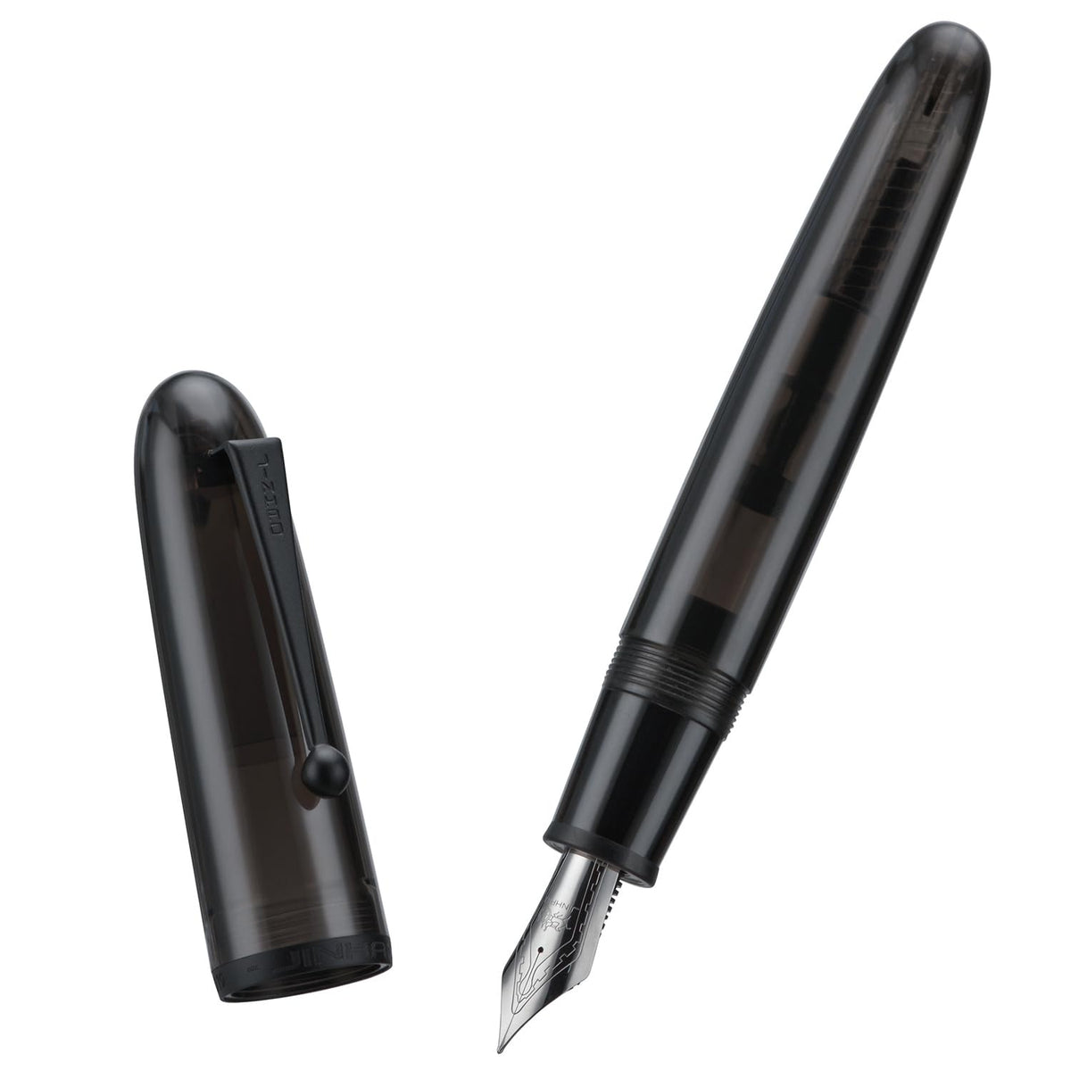Jinhao 9019 Fountain Pen Dadao Series Ivory White #8 Heartbeat Fine Nib Large Converter Smooth Writing Instrument