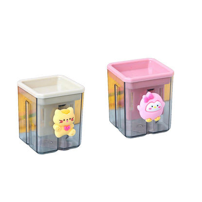 2PCS Pencil Sharpener, Lip Liner Sharpener, sharpened Pencil, Children's Pencil, Office Supplies, School Supplies, School (2), Transparent