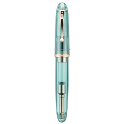 Jinhao 9019 Fountain Pen Dadao Series Ivory White #8 Heartbeat Fine Nib Large Converter Smooth Writing Instrument