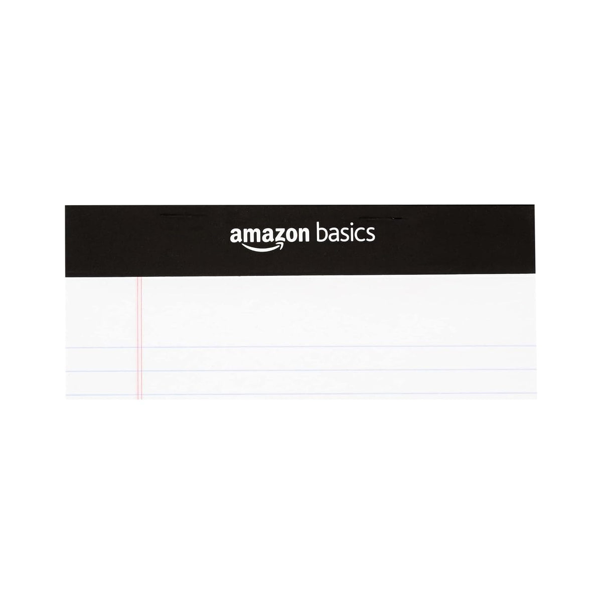 Amazon Basics Narrow Ruled Lined Writing Note Pads for Notes, Office Supplies, 5" x 8", White, 12-Pack of 50 Pages, Perforated
