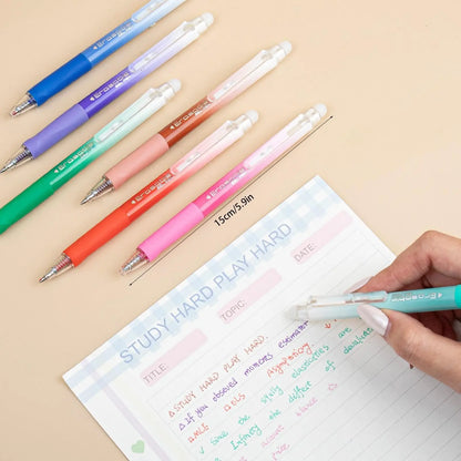 36 Color Erasable Gel Pens Set, Click Ballpoint Pens for Drawing, 0.7mm Fine Point, Perfect Back to School Supplies for Kids and Students, Quick Dry Pens