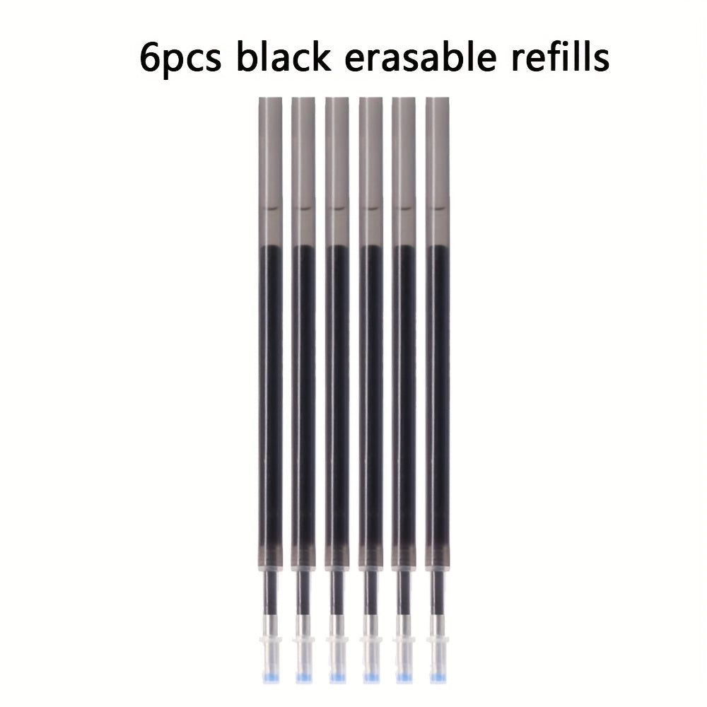 Fine Writing Instruments • 6 Plastic Erasable Pens • 0.5Mm Pointed Needle • Plastic Grip Design for Improved Grip Comfort • 6 Colours to Choose From • Easy to Erase Water Pen for Drawing Writing • Student Stationery • Back to School Supplies