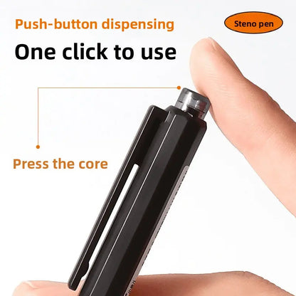 YuXiaoyuer 7808 Click Gel Pen 0.5mm ST Tip Quick Note Black Ink School Office Writing Pen