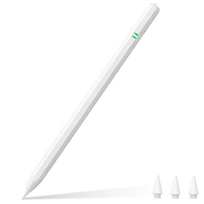Capacitive Stylus Pen for iPad, Tablet Accessories with Button, Fast Charging, Palm Rejection & Tilt Sensitivity for Drawing & Writing, Compatible with iPad 2018-2025, Pro 11"/13"/M4, Air 11"/13" M3/M2, Mini7/6/5, A16/11th-6th Gen (Back to School), Stylus