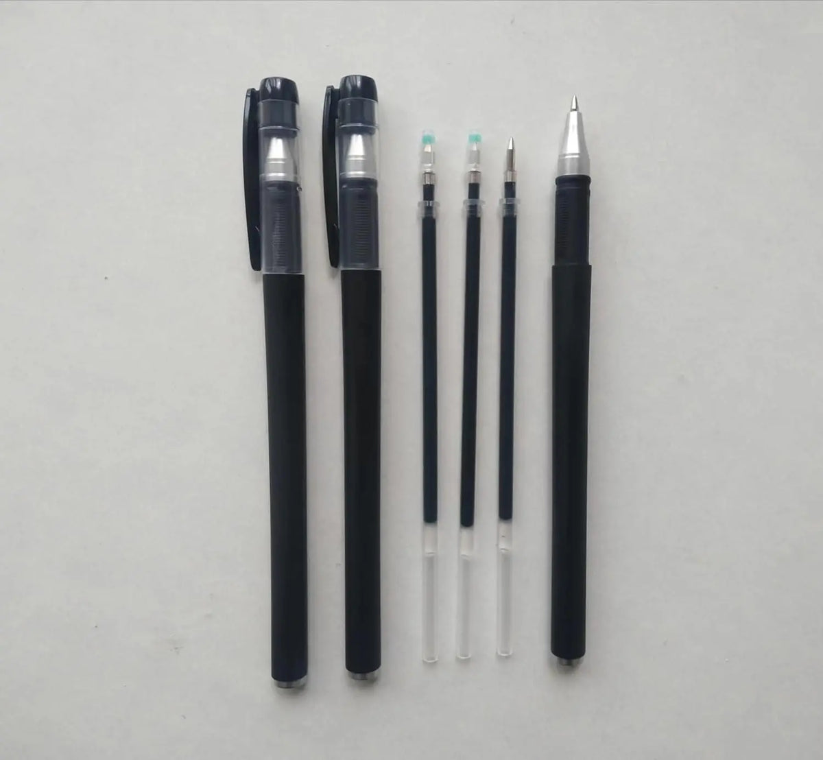24Pcs Black Gel Pens, Minimalist Fine Point Pens for Smooth Writing, School Office Stationery Supplies, Note Taking Pens, Business Signature Pens, Student Writing Pens, Teacher Gifts