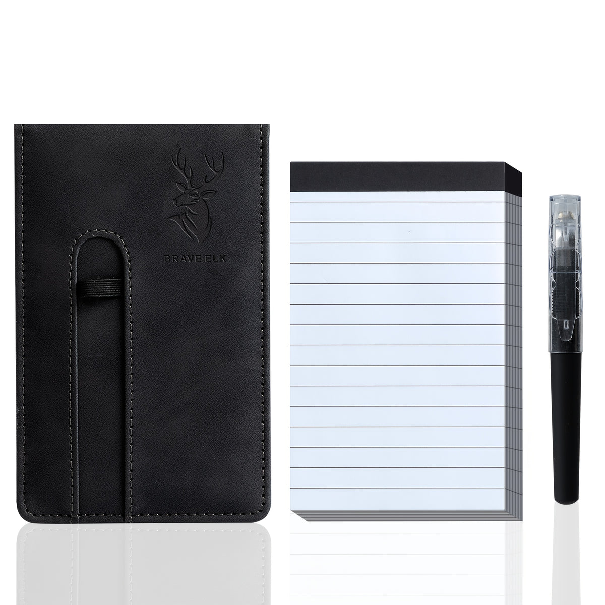 Available in Both Combination Sets and as a Portable Notebook with 100 Replaceable Lined Inner Pages, This Set Includes a Pen and Is Ideal for Diaries, Travel, Work, and Study