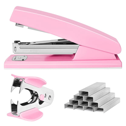 Stapler 25 Sheet Capacity with 1000 Staples and Staple Remover, Black