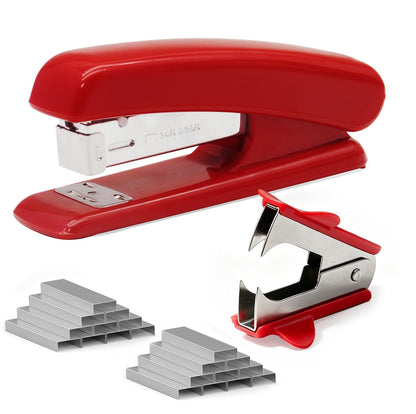 Pink Office Stapler, Paper Stapler and Staples, Pink Office Supplies