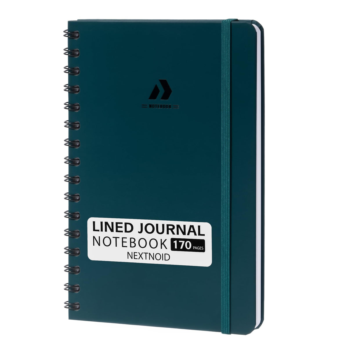 Nextnoid Lined Spiral Notebook Journal For Women & Men - A5(5.8" x 8.3") 170 Pages, Hardcover Notebooks for Work & Note Taking, College Ruled Journals for Writing - Grey