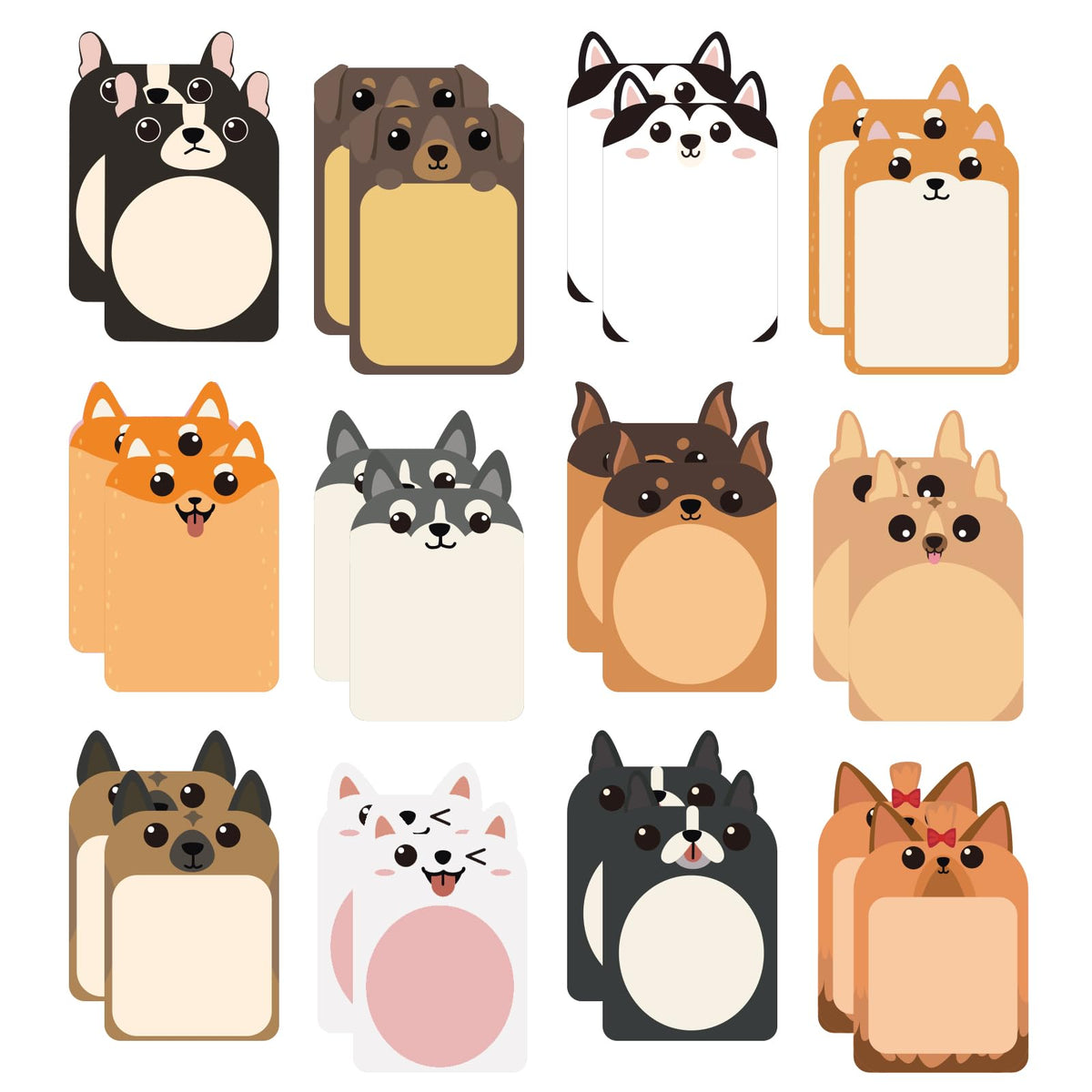 BESARME 24 Pcs Mini Notebooks for Kids Cute Animal Small Pocket Notepads