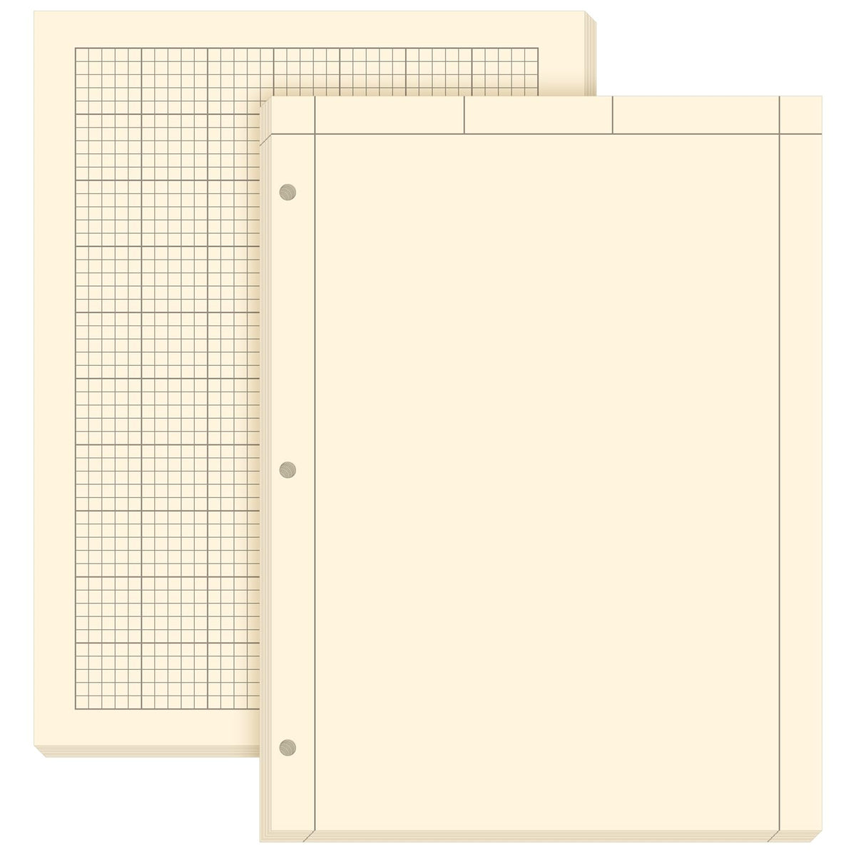 Seajan 5 Pcs Engineering Paper Notebook Engineer Computation Pad,Green