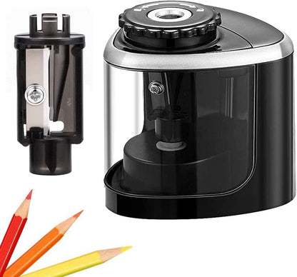 Aogwat Pencil Sharpener Electric Pencil Sharpener for Kids, Blade to Fast Sharpen, Suitable for No.2/School/Classroom/Office/Home (Black)