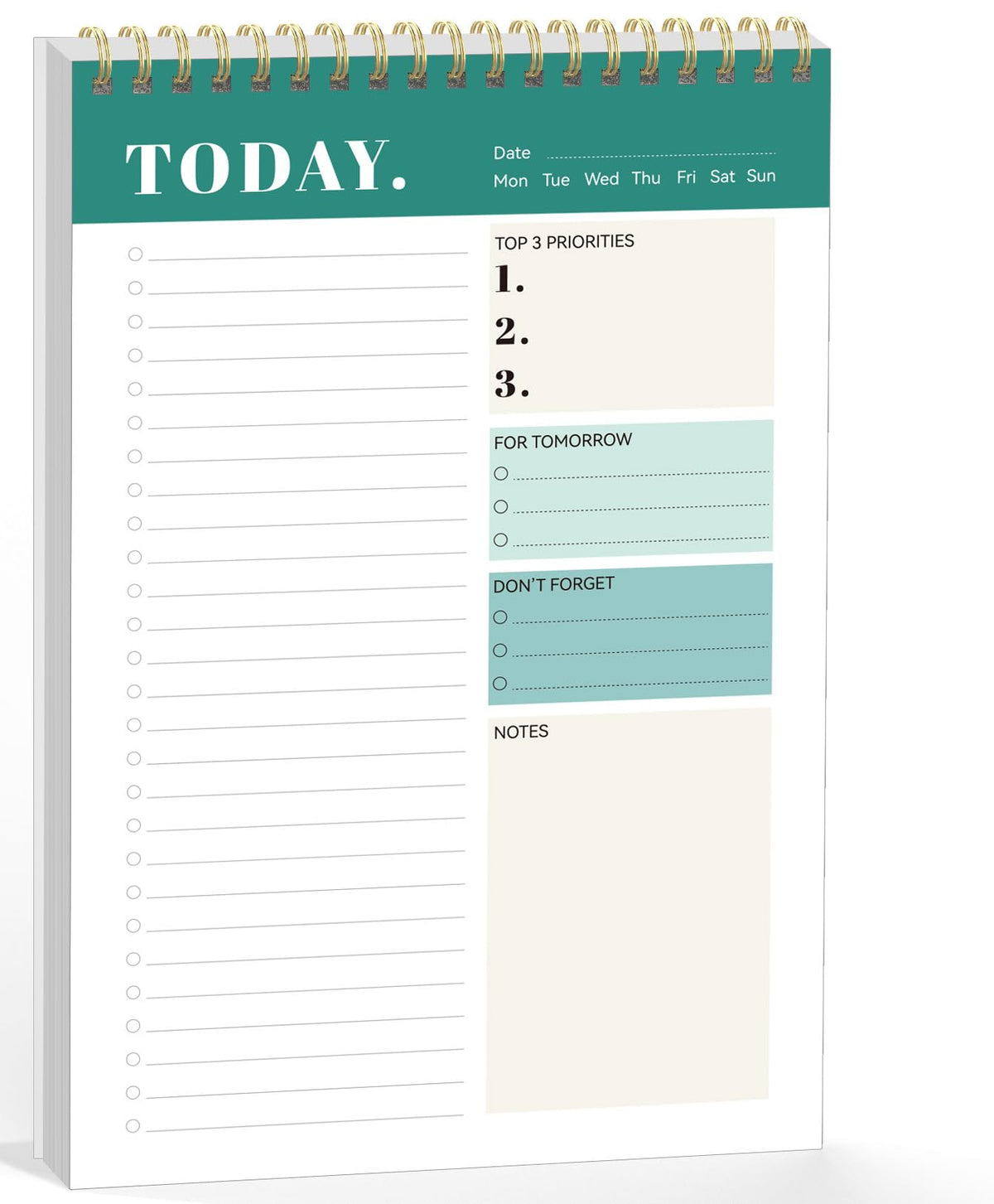 Forvencer To Do List Notepad (6.5 x9.8), To Do List Notebook for Work